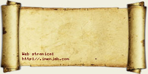 Anđa Bakić vizit kartica